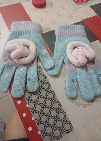 bayan yün eldiven - Görsel 5