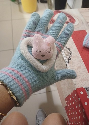 bayan yün eldiven - Görsel 3