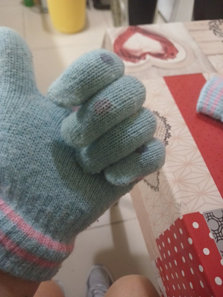 bayan yün eldiven - Görsel 4