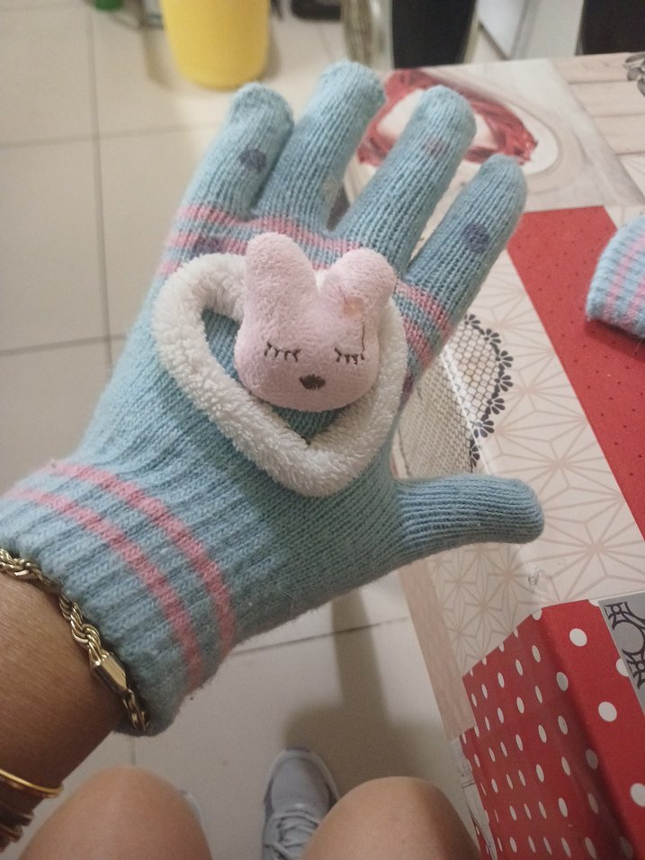 bayan yün eldiven - Görsel 3