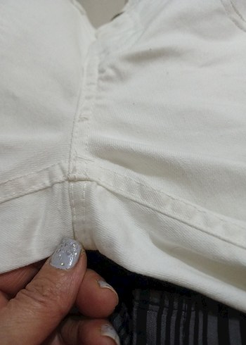 bayan kot şort - Görsel 5