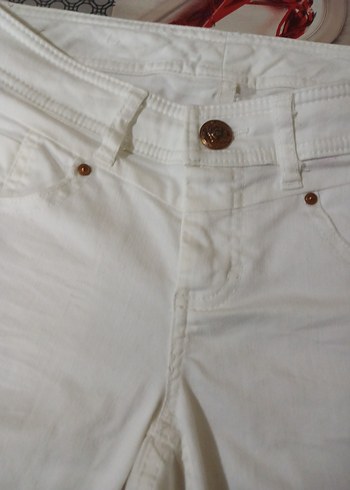 bayan kot şort - Görsel 3