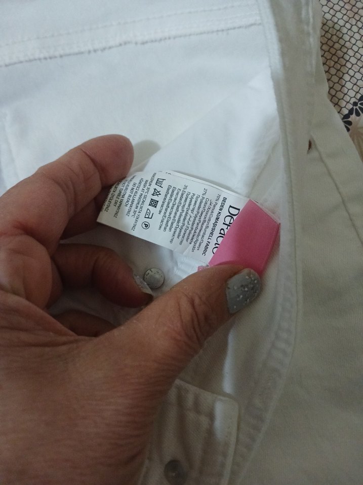 bayan kot şort - Görsel 4