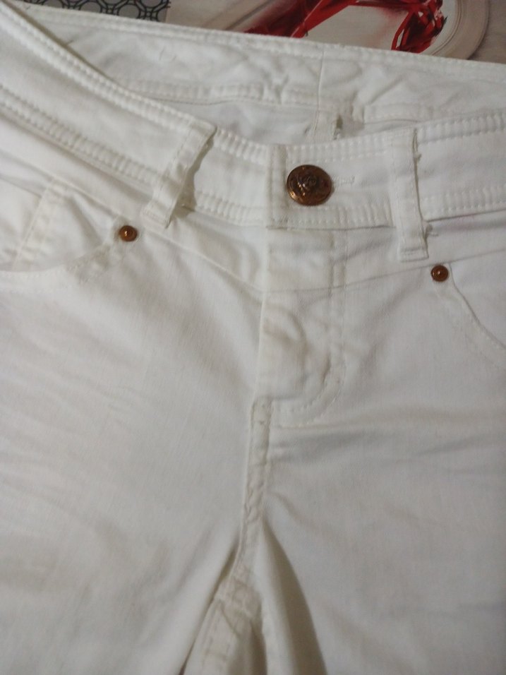 bayan kot şort - Görsel 3