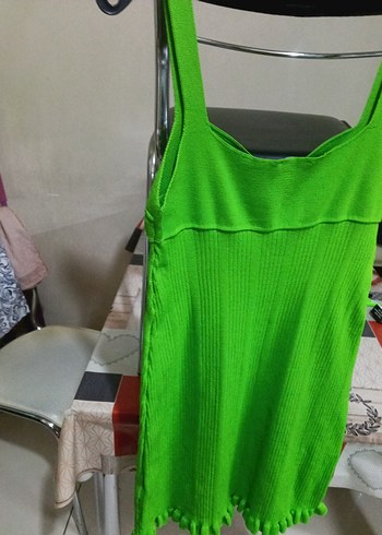 Yeşil Triko yesyenı Elbise - Görsel 2