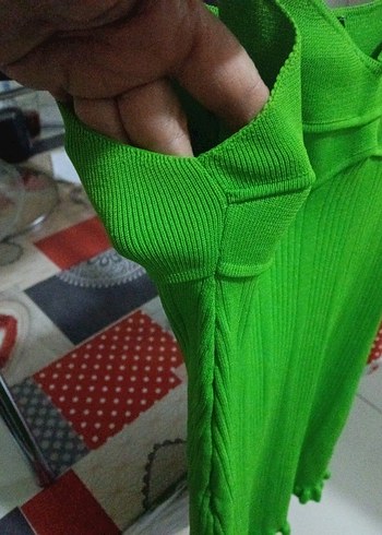 Yeşil Triko yesyenı Elbise - Görsel 4