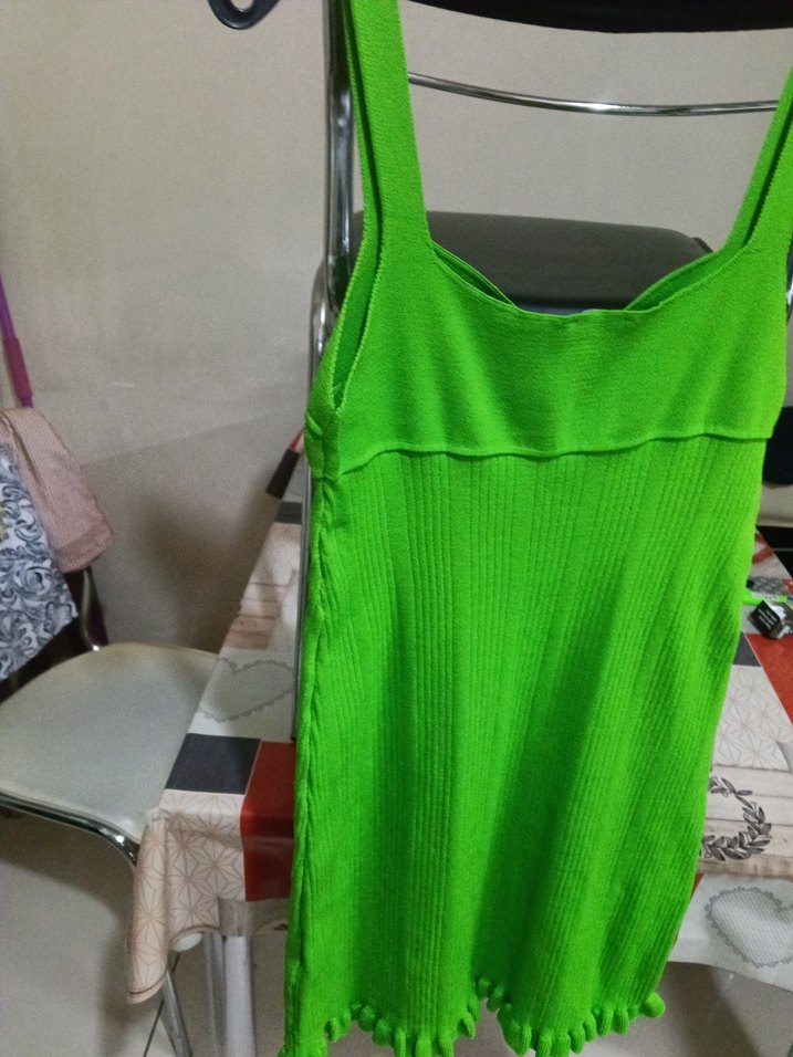 Yeşil Triko yesyenı Elbise - Görsel 2