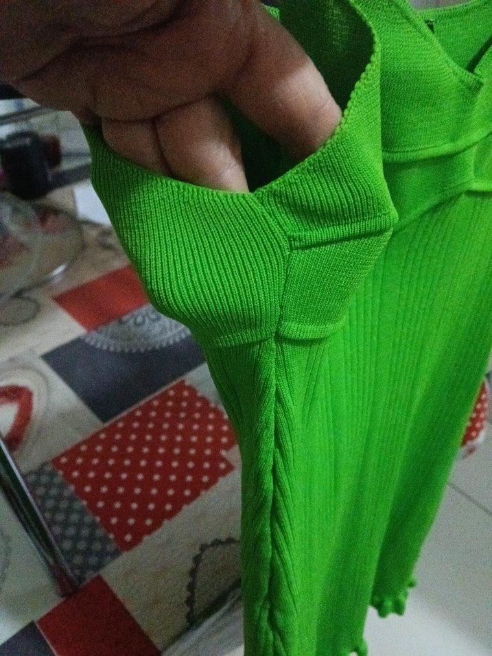 Yeşil Triko yesyenı Elbise - Görsel 4