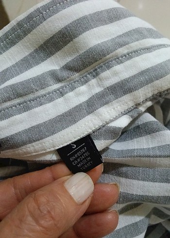 Gri Çizgili mavi marka yesyenıErkek Gömlek - Görsel 7