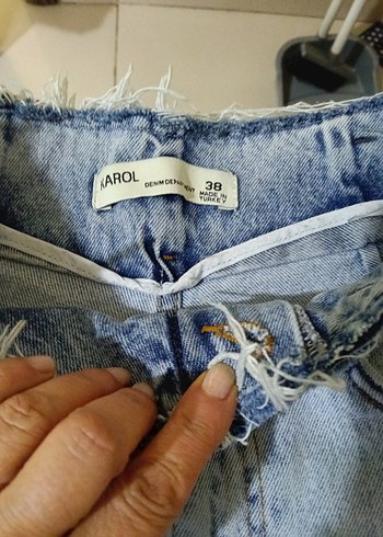 Karol marka yüksek bel bayan kot pantolon - Görsel 2