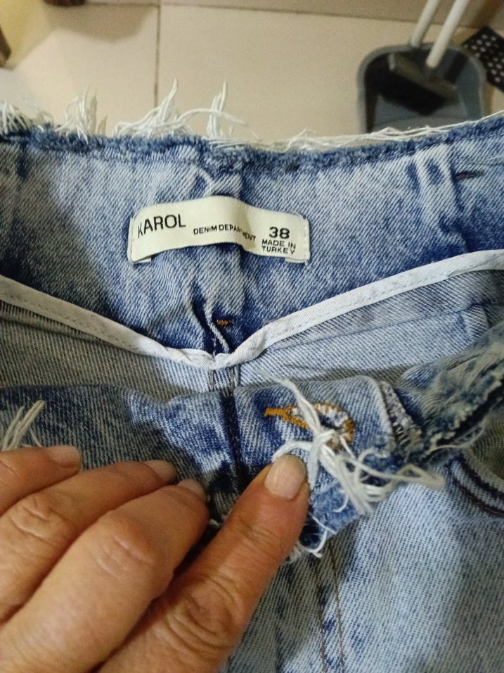 Karol marka yüksek bel bayan kot pantolon - Görsel 2