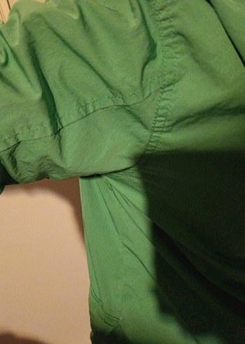 Erkek zara Çocuk Renkli Kapüşonlu Yeşil Ceket - Görsel 7