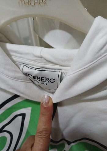 m Beden Beyaz Kapüşonlu Baskılı unisex Sweatshirt