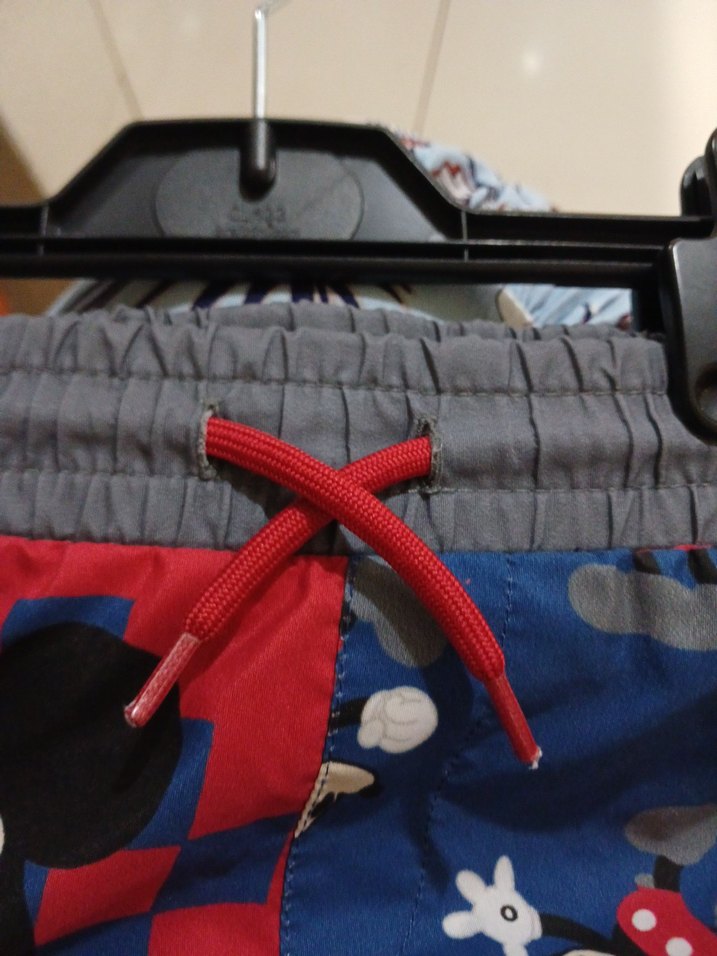 Renkli Mickey Mouse Desenli Erkek Çocuk deniz sortu - Görsel 2