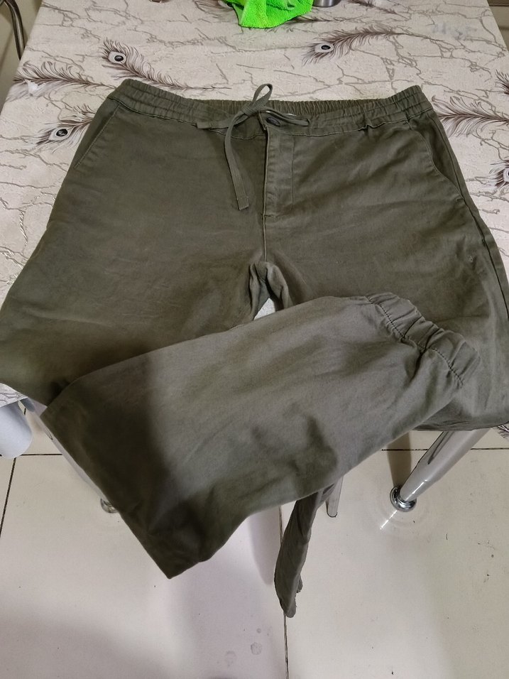 Haki bay Bağcıklı Rahat Pantolon (32/34) — görsel 2/11
