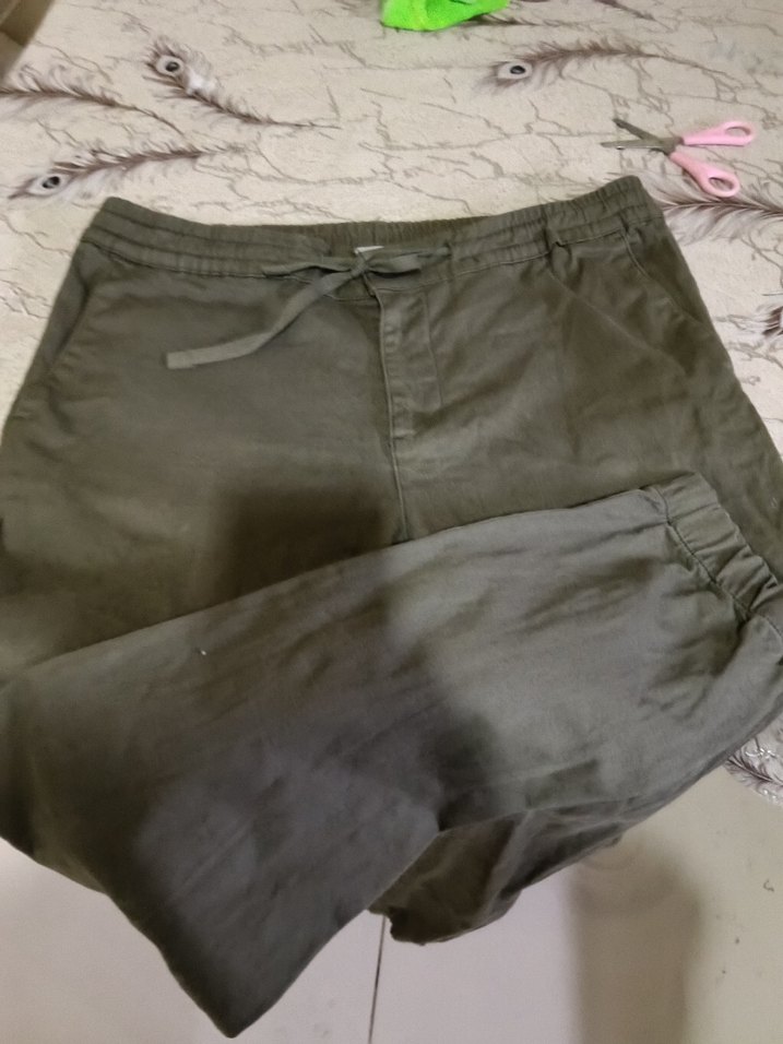 Haki bay Bağcıklı Rahat Pantolon (32/34) — görsel 10/11