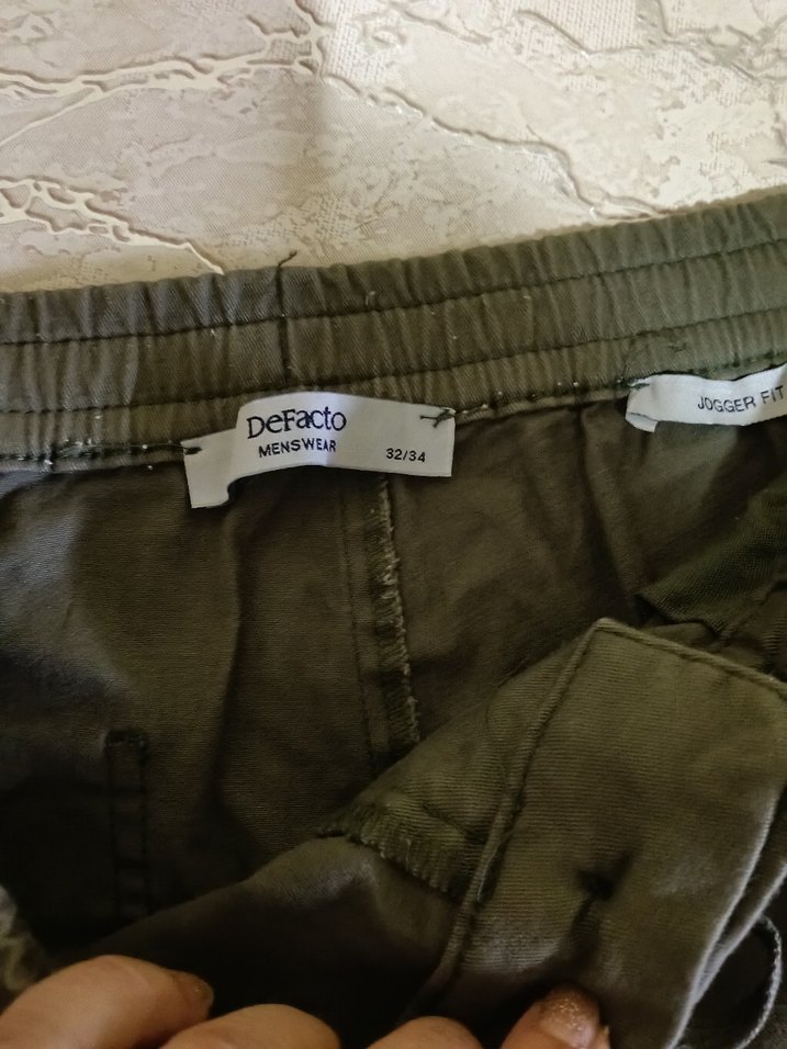 Haki bay Bağcıklı Rahat Pantolon (32/34) — görsel 11/11