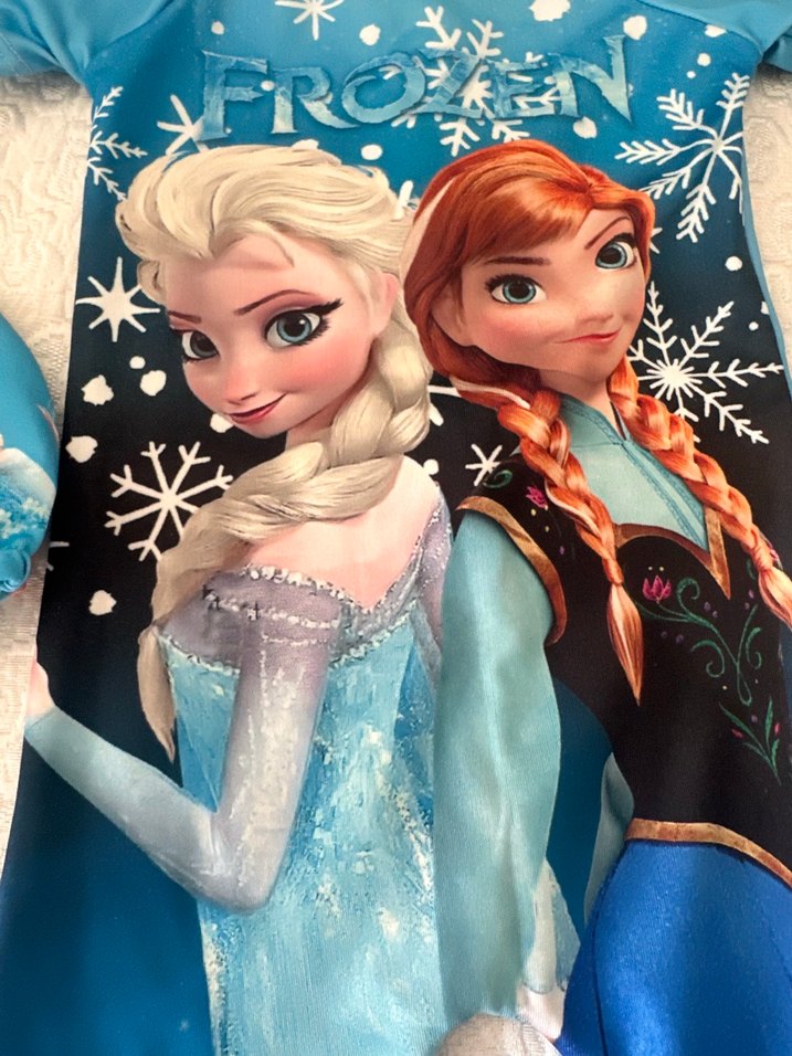 Kız Çocuk Frozen Baskılı Mayo Takımı - Görsel 2