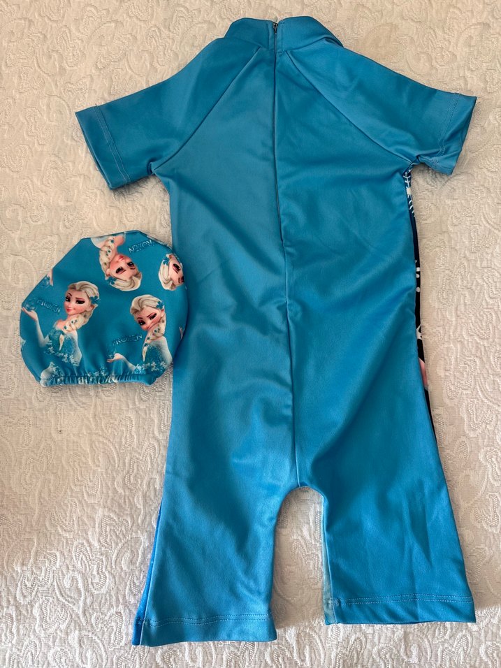 Kız Çocuk Frozen Baskılı Mayo Takımı - Görsel 5