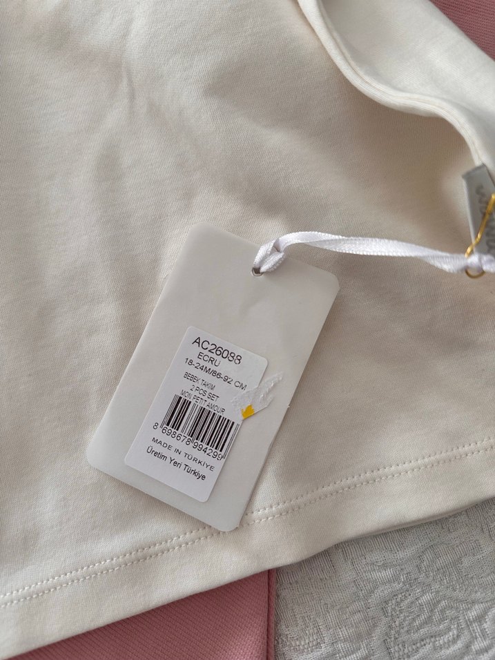 Kız bebek alt üst takım - Görsel 5