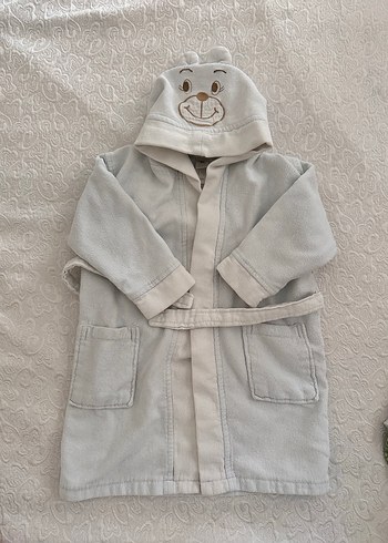 Kapşonlu Erkek Çocuk Bornozu - Görsel 3