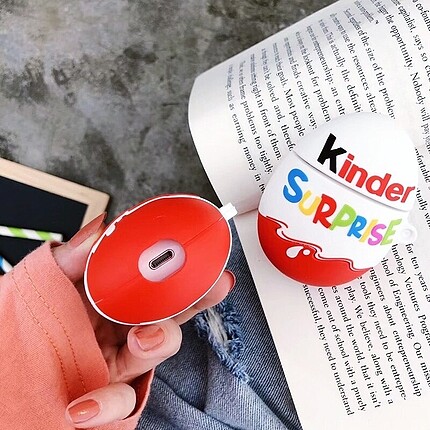  Beden beyaz Renk Kinder Süpriz Airpods Kılıfı