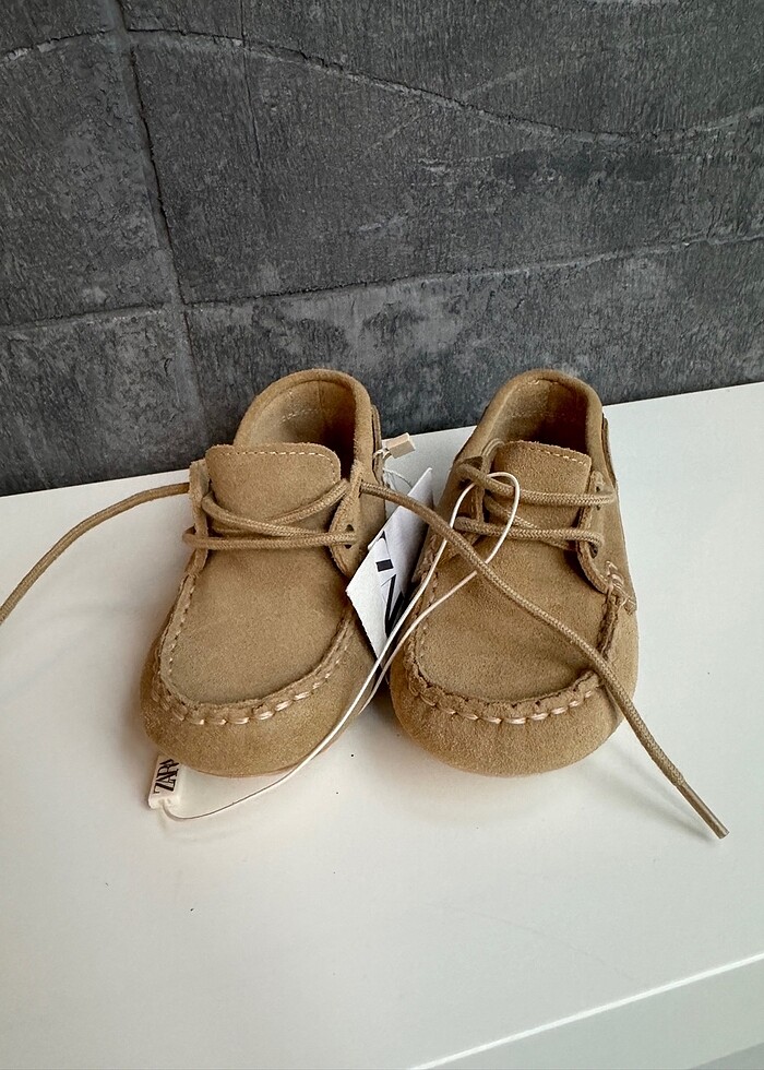 Zara sıfır etiketli deri loafer 25 numara - Görsel 2