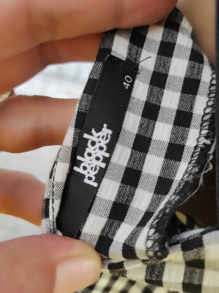 Gri Kareli Uzun çapraz akılı elbise tasarım - Görsel 4