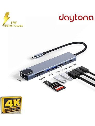 usb-c Ethernet dönüştürücü