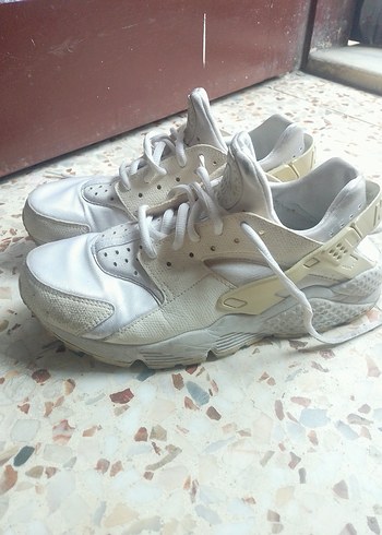 Beyaz Bağcıklı Kadın Spor Ayakkabı 39 numara - Görsel 3