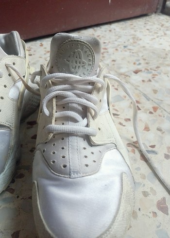 Beyaz Bağcıklı Kadın Spor Ayakkabı 39 numara - Görsel 4