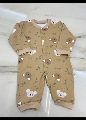 Uzun Kollu, Örgü Desenli Bebek Tulumları - Görsel 5