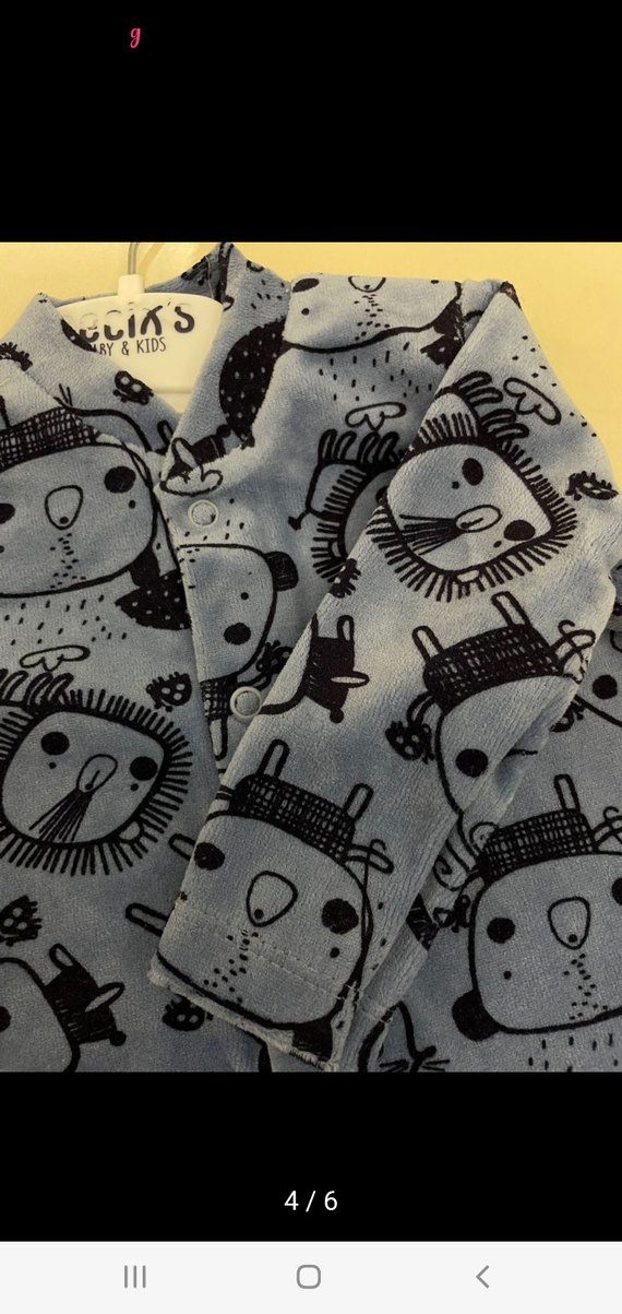 Uzun Kollu Örme Erkek Bebek Tulum - Görsel 3