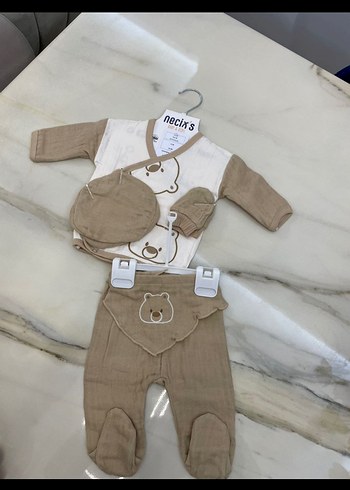 Necix's Kahverengi Bebek Takımı Uzun Kollu - Görsel 3