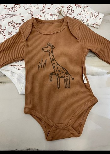 Uzun Kollu Erkek Bebek Body Seti 3'lü - Görsel 3