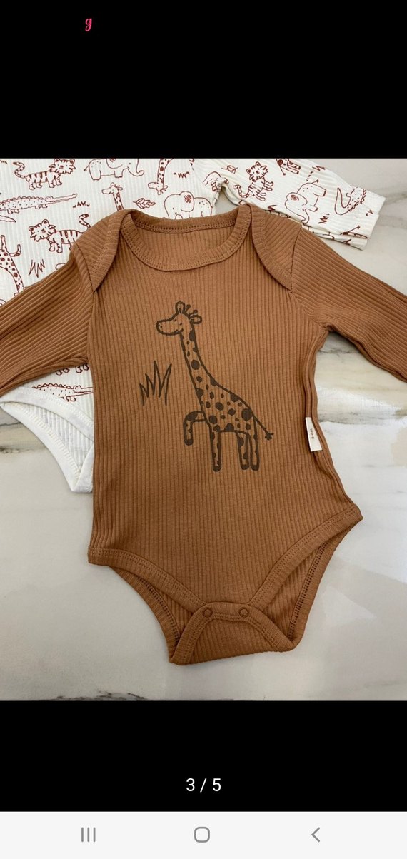 Uzun Kollu Erkek Bebek Body Seti 3'lü - Görsel 3