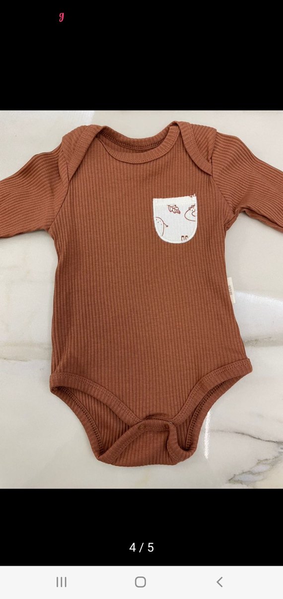 Uzun Kollu Erkek Bebek Body Seti 3'lü - Görsel 4