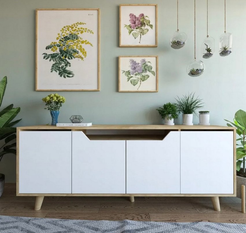 Beyaz Modern konsol - Görsel 3