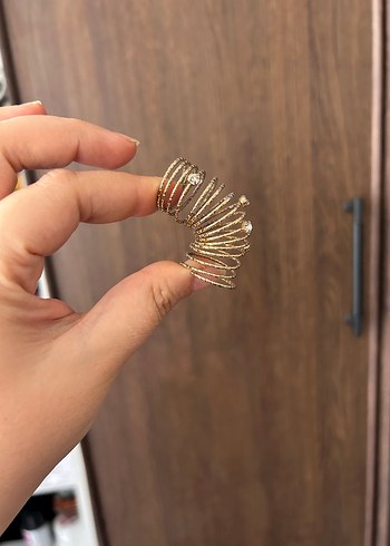 Diğer Altın Renkli Boncuklu Bohem Yüzük