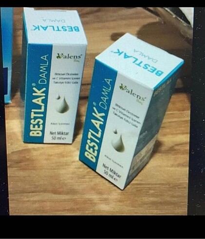 Bestlak süt damlası açılmamış 2 kutu
