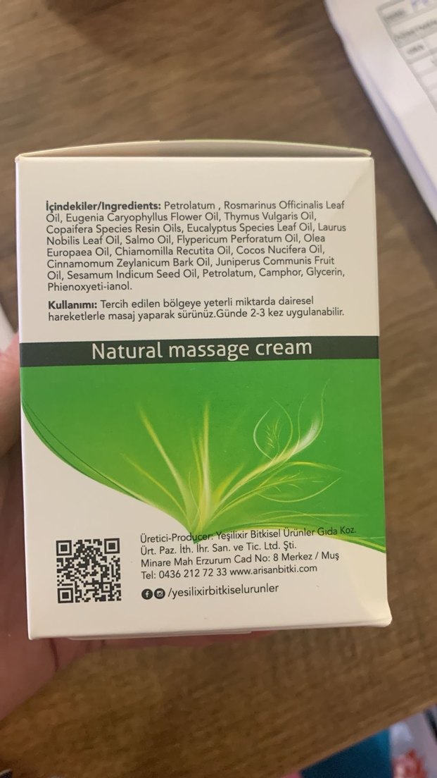 MUŞTAN DOĞAL AĞRI KREMİ - Görsel 3