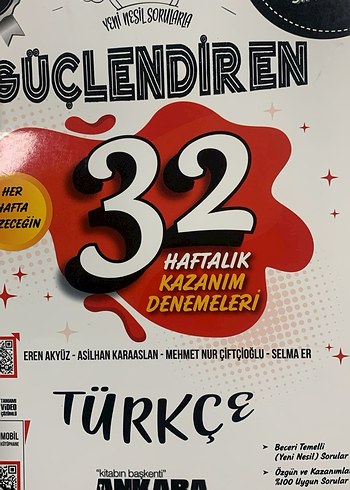 8. Sınıf Türkçe 32 Haftalık Kazanım Denemeleri - Görsel 3