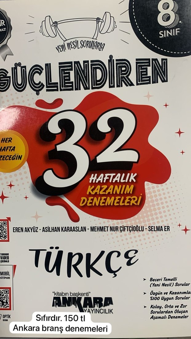 8. Sınıf Türkçe 32 Haftalık Kazanım Denemeleri - Görsel 3