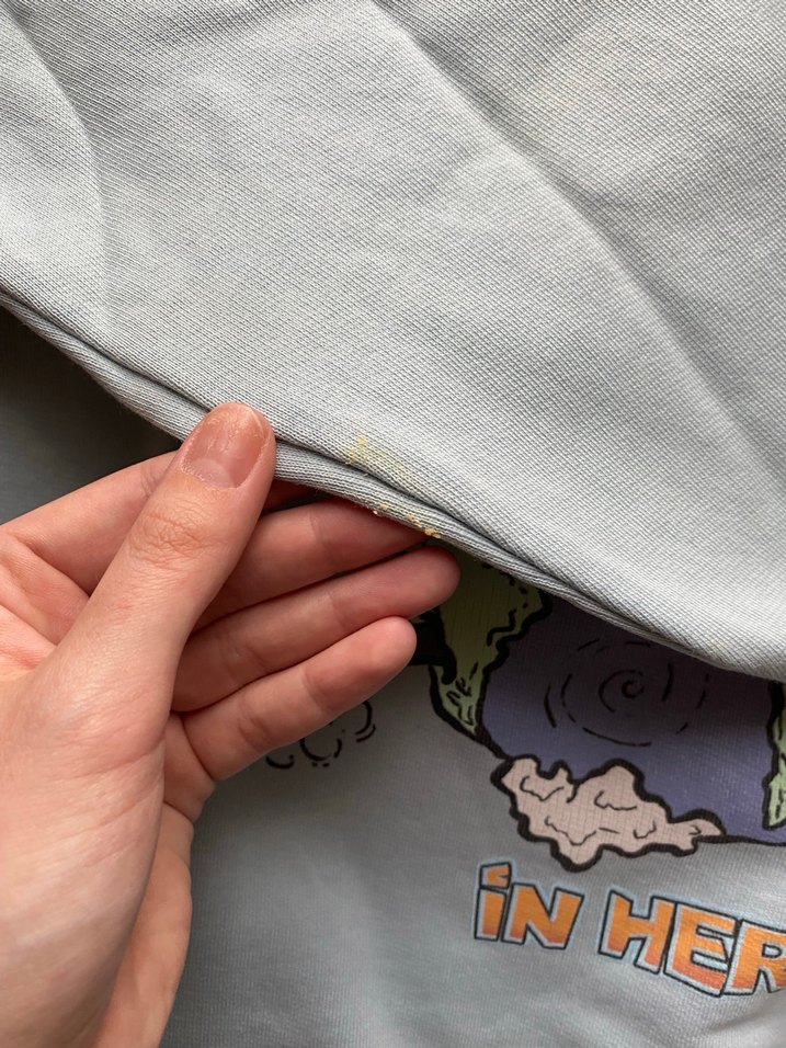 Açık turkuaz Baskılı Kadın Sweatshirt - Görsel 4