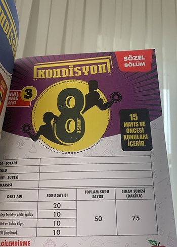 Kondisyon Sarmal Deneme Sınavı 2 - Sözel Bölüm - Görsel 2