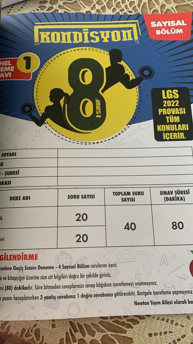 Kondisyon Sarmal Deneme Sınavı 2 - Sözel Bölüm - Görsel 4