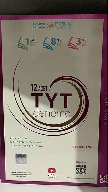 345 YAYINLARI TYT TÜRKÇE DENEMELERİ