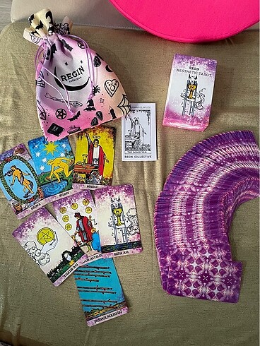  Tarot Destesi Kendi Özel kesesi ile birlikte