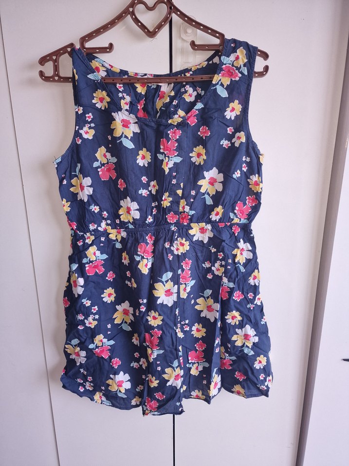 Çiçek Desenli Kolsuz hamile bluz - Görsel 3