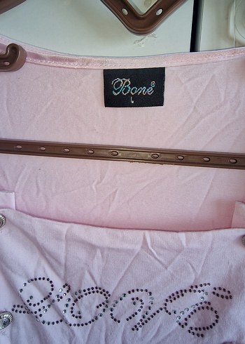 Nakışlı Pembe Hamile ve Emzirme Gecelik - Görsel 3